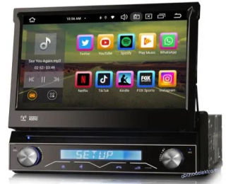 1 DIN Android 13 PX5 GPS Navigace WIFI 4GB 64GB